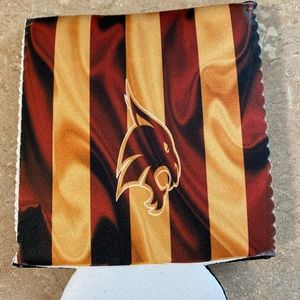 Texas State Bobcats customized koozie